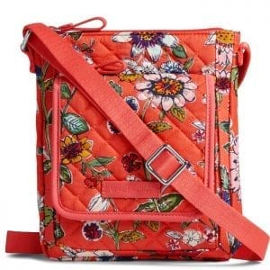 Vera Bradley Iconic RFID Mini Hipster Coral Floral - Neighbors Pharmacy