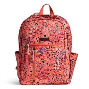 Vera Bradley Lighten Up Grand Backpack Coral Meadow