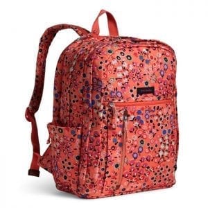 Vera Bradley Lighten Up Grand Backpack Coral Meadow