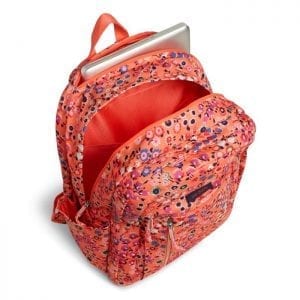 Vera Bradley Lighten Up Grand Backpack Coral Meadow top